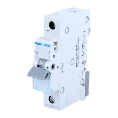 Viršįtampio jungiklis B 6A 1P 6kA MBN106E HAGER GPV-401-65