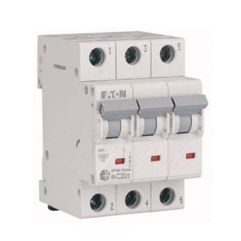 Eaton viršįtampių grandinės pertraukiklis C 20A 3P 6kA GPV-401-88