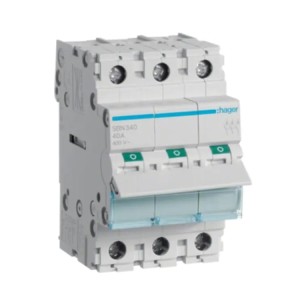 Hager trifazis atjungiklis 3P 40A 400V AC
