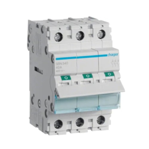 Hager trifazis atjungiklis 3P 40A 400V AC GPV-401-95