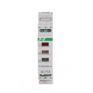 F&F Filipowski Indicador de Sinal 3×230V+N 3xLed
