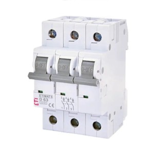 ETI Disjuntor de Sobrecorrente B 25A 3P 6kA