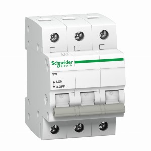Schneider Electric Izoliacinis atjungiklis trifazis 3P 63A 500V AC Acti9