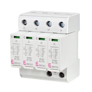 ETI Viršįtampių ribotuvas tipas 1-2-3 (klasė B-C-D) 4P 20kA 1,5kV