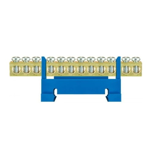 Pawbol Apsauginė gnybtų juosta mėlyna LZ 12 / N 12x16mm2 tvirtinimas GPV-401-145