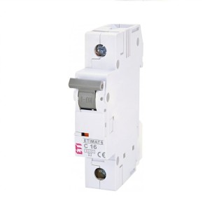 ETI Automatinis jungiklis C 16A 1P 6kA