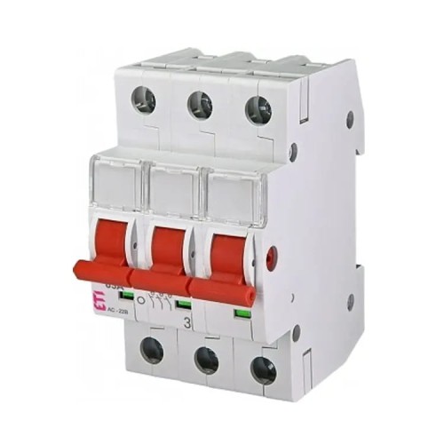 ETI Izoliacinis atjungiklis 3-fazis 3P 63A 400V AC GPV-401-150
