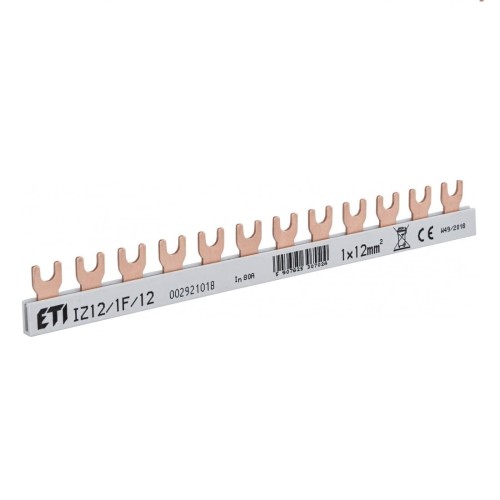 ETI izoliuotos šynos IZ12 1F 12 80A GPV-401-174