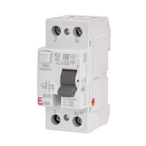 ETI liekamosios srovės jungiklis 2P 40A 30mA AC tipo GPV-401-177