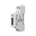 Zamel elektros energijos skaitiklis 1 fazės LCD 50A 1-MOD GPV-401-184 (2)