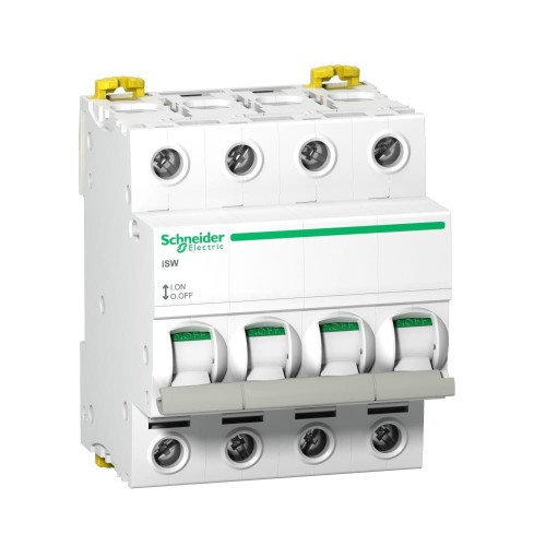 Schneider Electric Izoliacinis jungiklis 3 fazių 4P 100A 415V AC iSW-100-4 Acti9 GPV-401-186