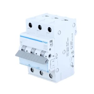 Hager Viršsrovinis jungiklis C 10A 3P 6kA