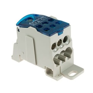ELEKTRO-PLAST Skirstomoji dėžutė 1-polių 125A TH35 mėlyna UKK-125
