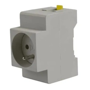 Įžemintas lizdas TH bėgiui M.06-16A/250V