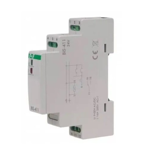 „F&F Filipowski“ 16A bistabilios magistralės relė BIS-411-24V GPV-401-222