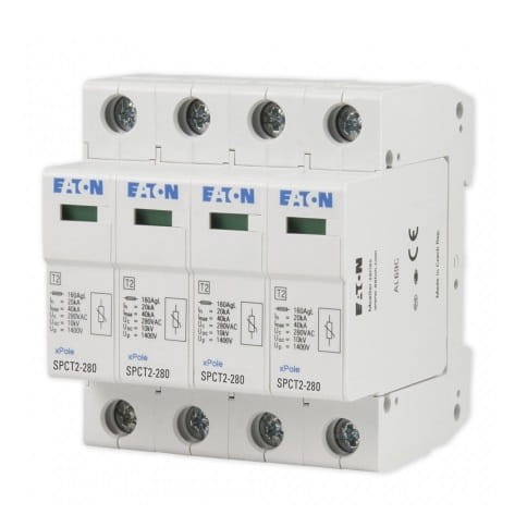Eaton Viršįtampių ribotuvas Tipas 2 (C) 4P 20kA 1,4kV GPV-401-226