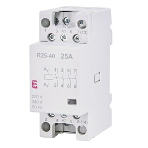 ETI Modulinis kontaktorius 230V AC 4NO 25A