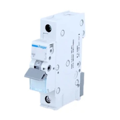 Hager Automatinis jungiklis C 2A 1P 6kA GPV-401-231