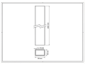 Tvoros stulpas 60x40x1,2 mm, ilgis 2,4 m, RAL 9005 GPV-700-72 (3)