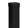 Tvoros stulpas 80x80x2 mm, ilgis 2,4 m, juodas GPV-700-74 (1)