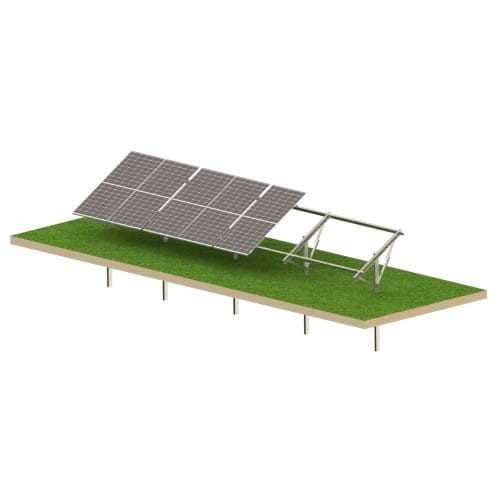 Antžeminė fotovoltinė konstrukcija Ultra Strong 8 plokštės - Montavimo sistema T1V GPV-T1V-US8 (1)