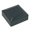 Dangtelis kepurele užbaigimo elementas tvoros stulpui 100x100 grafitas 000-133 (1)