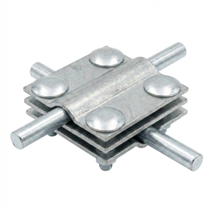 Kryžminis jungtis 4 angų 3 plokštelių B iki 30mm cinkuotas galvaniškai