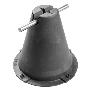 Betoninis tvirtinimas iš plastiko h=10,5cm