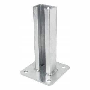 Tvoros stulpo pagrindas 60x40 cinkuotas
