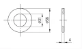 Poveržlė M30 DIN 125 A2 140 HV 28- 50 vnt. 000-168 (2)