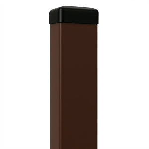 Tvoros stulpelis 60x40x1,2 mm, ilgis 2,0 mb rudas, RAL 8017