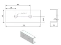 Profilio jungtis 12cm PV-18-02 (1)