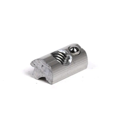 Roll-in Įvyniojama T formos veržlė su rutuline spyruokle M8 (dantyta veržlė) PV-05