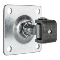 Reguliuojamas vyris su plokštele M20 100x100x4 mm vartams ir varteliams