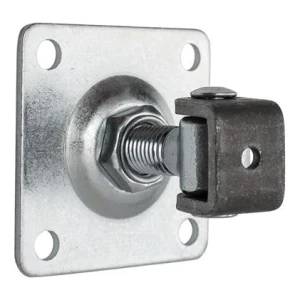 Reguliuojamas vyris su plokštele M20 100x100x4 mm vartams ir varteliams