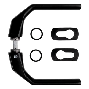 Plieno juoda rankena 125×80 mm