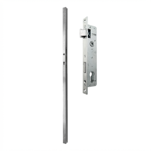 Stulpas 40x40x1,5x1500 mm su kasetė ir spyna 90/20