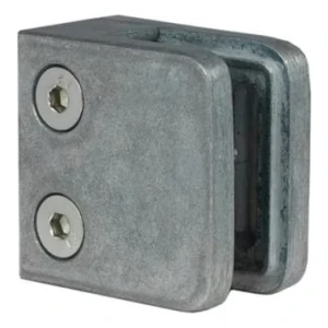 Stiklo laikiklis 45x45x26 mm, stiklas 6-10,76 mm, zamak, plokščia sistema, neapdorotas