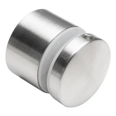 Taškinė stiklo atrama fi 50/30/M10x45, stiklas 8-21,52 mm, AISI 304, plokščia sistema, satinas 000-262 (1)