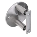 Šoninis stulpo fi 42,4 mm tvirtinimas prie vamzdžio fi 100 mm AISI 304 satinas 000-299 (1)