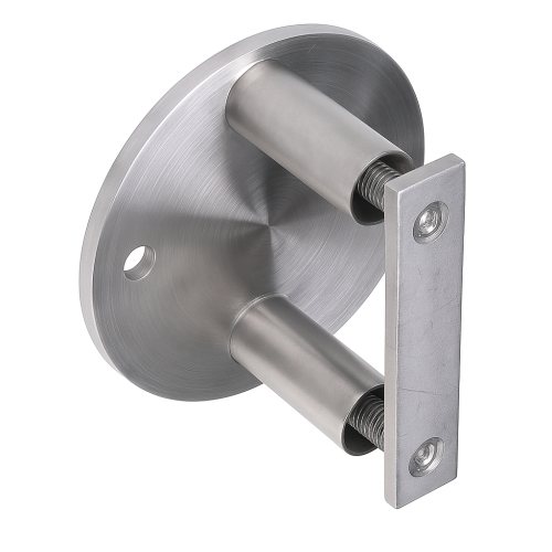 Šoninis stulpo fi 42,4 mm tvirtinimas prie vamzdžio fi 100 mm AISI 304 satinas 000-299 (1)
