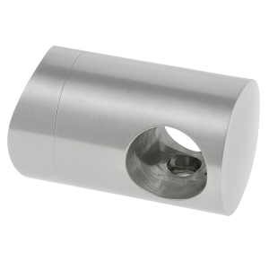Praėjimo laikiklis strypui/vamzdžiui fi 12 mm. sistema vamzdžiui 42,4 mm, AISI 304 satinas