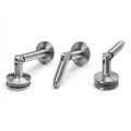 Stiklinių stogelių sistema M10 3 dalių atrama fi 10 mm stiklas 8-17,52 mm AISI 304 satinas 000-261 (2)