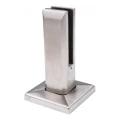 Vertikalus stiklo laikiklis spigot 50x50/100x100 mm stiklas 12-17,52 mm AISI 304 satinas 000-291 (3)