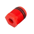 Kamštis sandarumo bandymams vamzdžiams 32 mm raudonas. 000-103 (2)