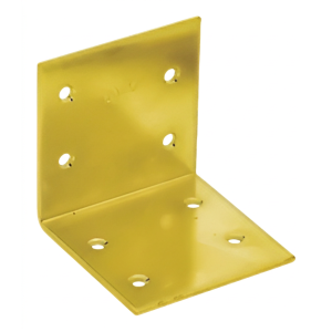 Platus kampinis KS 3 60x60x60x2,0 aukso cinkas