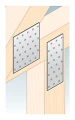 Perforuota plokštelė plokščias jungiklis PP 2 40x100x2,0 000-359 (6)