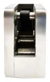 Stiklo laikiklis 45x45x26 mm su pin atrama stiklas 6–10,76 mm AISI 304 plokščia sistema satinas 000-268 (2)