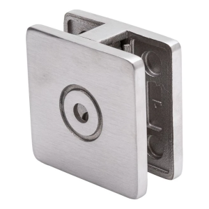 Stiklo laikiklis 8-10 mm 60x60x28 mm AISI 304 plokščia sistema satinas