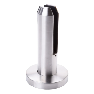 Vertikalus stiklo laikiklis 12-17,52 mm spigot fi 48 mm H=182 mm AISI 304 satinas